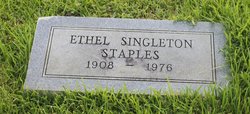 Ethel <I>Singleton</I> Staples 