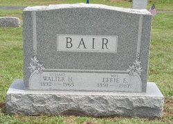Effie Elizabeth <I>Wilt</I> Bair 
