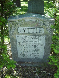 Annie E <I>Wilson</I> Lyttle 