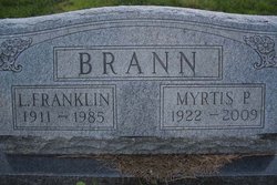 Myrtis Effie <I>Puryear</I> Brann 