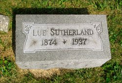 Margaret Lucinda/Lula “Lue” <I>Goodrum</I> Sutherland 