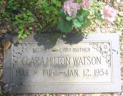 Clara <I>Milton</I> Watson 