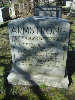 Frances Ann <I>Ferrier</I> Armstrong 