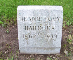 Jennie <I>Davy</I> Babcock 