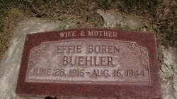 Effie Boren Buehler 