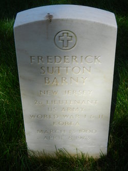 Frederick Sutton Barny 