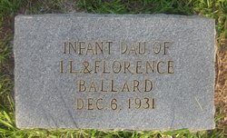 Infant Daughter Ballard 