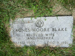 Agnes <I>Moore</I> Blake 