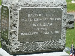 Lucy A <I>Shaw</I> Eldred 