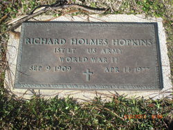 Lieut Richard Holmes Hopkins 