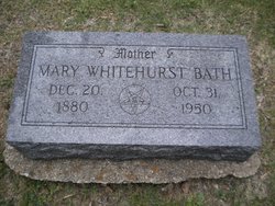 Mary <I>Whitehurst</I> Bath 