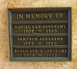 Daniel Lee Abrahams 