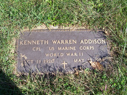Cpl Kenneth Warren Addison 