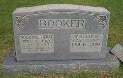 Lucy Maxine <I>Hunt</I> Booker 