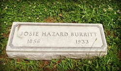 Josephine Taylor “Josie” <I>Hazard</I> Burritt 
