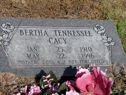 Bertha Tennessee <I>Ketcherside</I> Cacy 