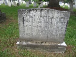 Mary Hannah <I>Washburn</I> Parkinson 