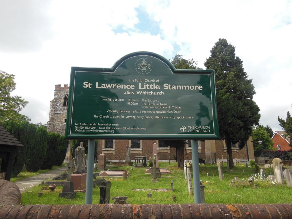 St Lawrence Little Stanmore Churchyard