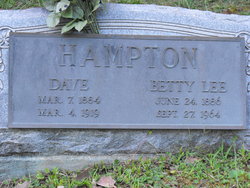 Betty Lee <I>Whitaker</I> Hampton 