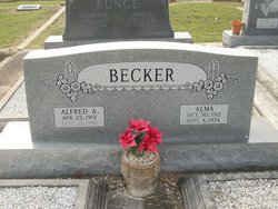 Alma <I>Runge</I> Becker 