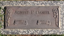 Agness Susie Anna <I>Petty</I> Daniel 
