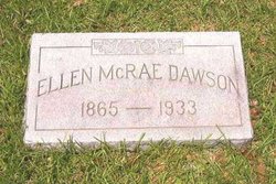 Ellen Mary <I>McRae</I> Dawson 