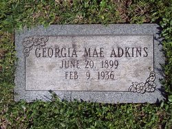 Georgia Mae <I>Craig</I> Adkins 