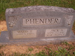 Anderson M “Jack” Phender 