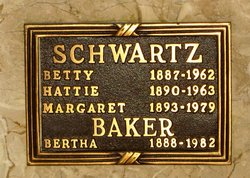 Bertha S <I>Schwartz</I> Baker 