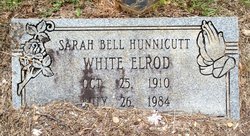 Sarah Bell <I>Hunnicutt</I> Elrod 