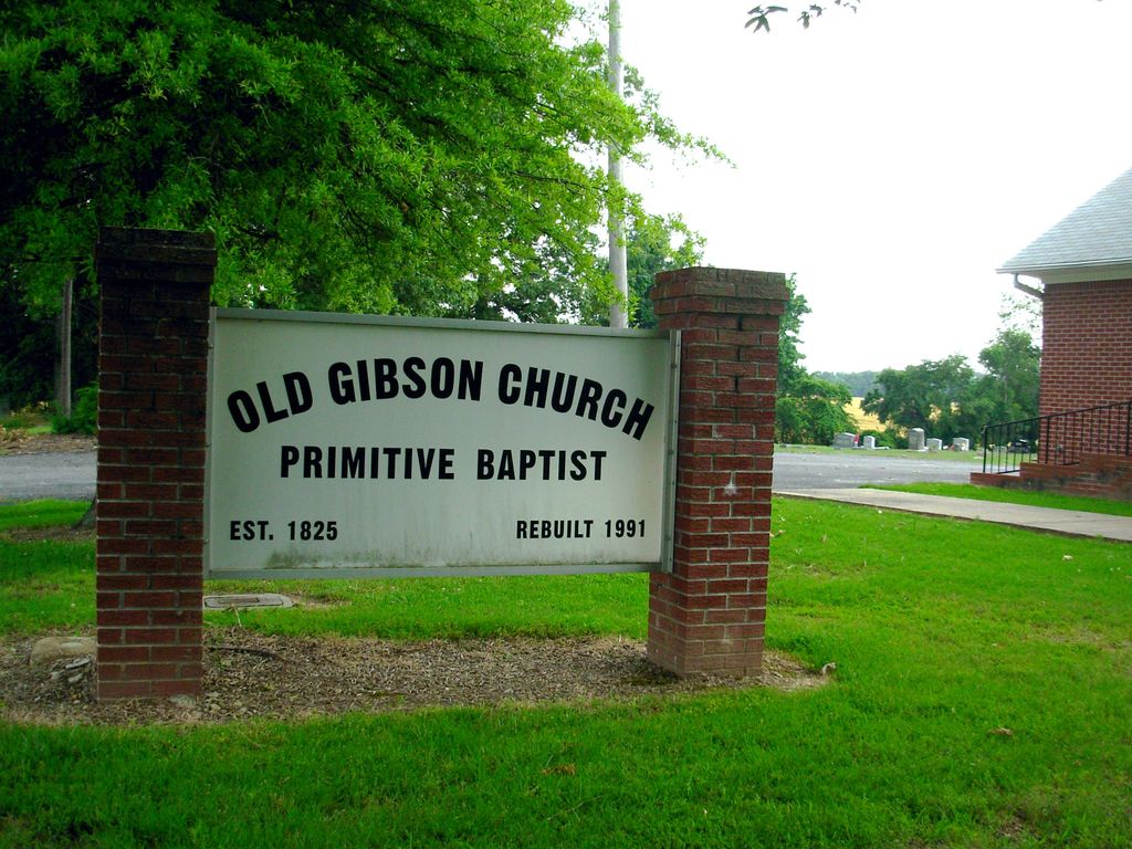 Old Gibson Primitive Baptist Church Cemetery