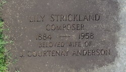 Lily Teresa <I>Strickland</I> Anderson 