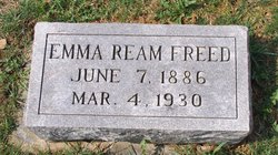 Emma Lucinda <I>Ream</I> Freed 