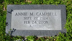Annie M Campbell 