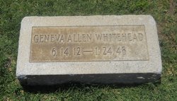 Geneva <I>Allen</I> Whitehead 