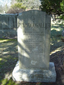 Ruth F <I>MacDougall</I> Stone 