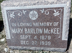 Mary <I>Barlow</I> McKee 