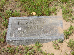 Elizabeth <I>Roof</I> Baker 