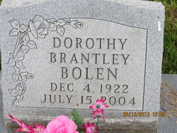 Dorothy Blanche <I>Brantley</I> Bolen 