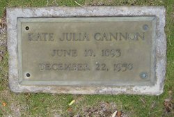 Kate Julia Cannon 