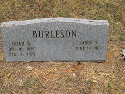 Janie <I>Shields</I> Burleson 