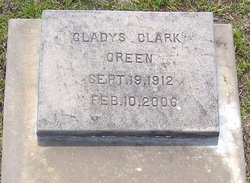 Gladys <I>Clark</I> Green 