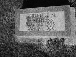 Gertrude <I>Bringman</I> Matthess 