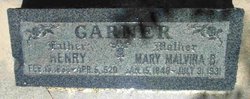 Mary Melvina <I>Browning</I> Garner 