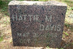 Harriet Matilda “Hattie” <I>Hyatt</I> Davis 
