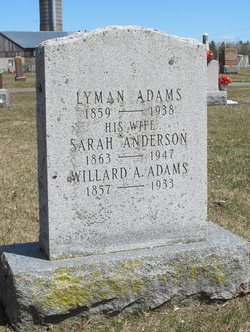 Sarah <I>Anderson</I> Adams 