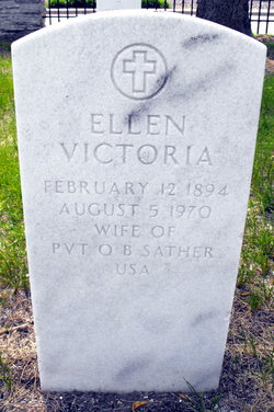 Ellen Victoria <I>Wallen</I> Sather 