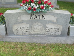 Lala Ruth <I>Brasher</I> Bain 