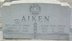 Alma T. <I>Irby</I> Aiken 