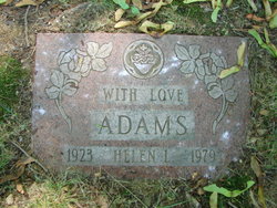 Helen Louise <I>Roberts</I> Adams 